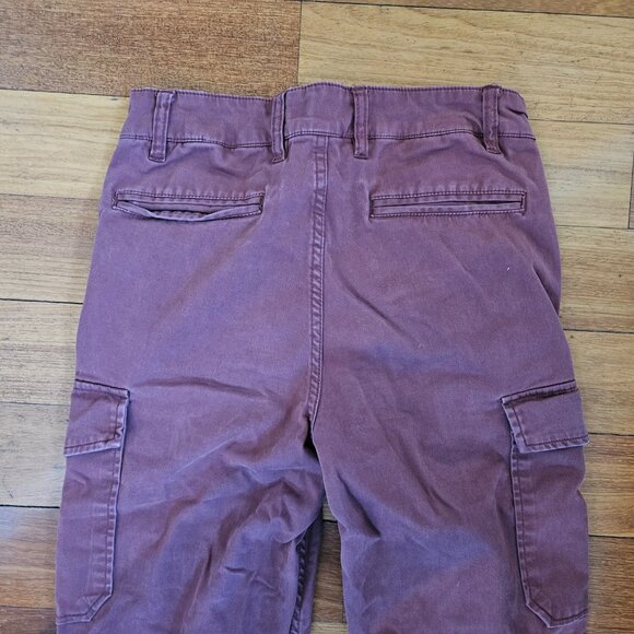American Tall – Size 28T Intense Rust – TAPERED-FIT Stretch Cotton Cargo Pant - Picture 11 of 11